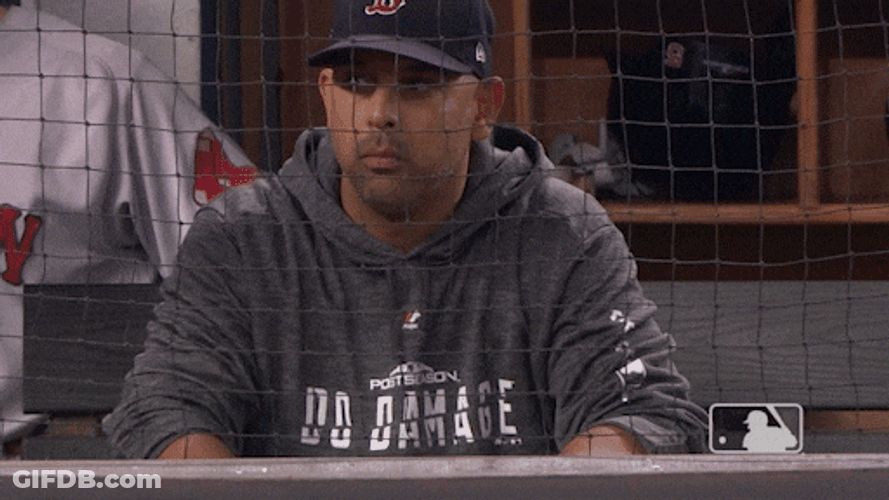 Subway Series Alex Cora Fist Pump GIF