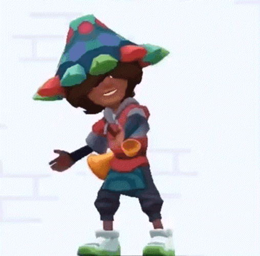 Subway Surfers Character Hamza GIF