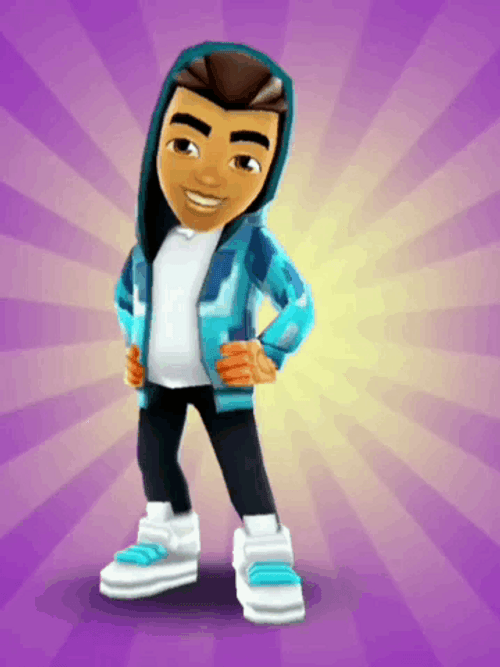 Subway Surfers Character Kareem GIF