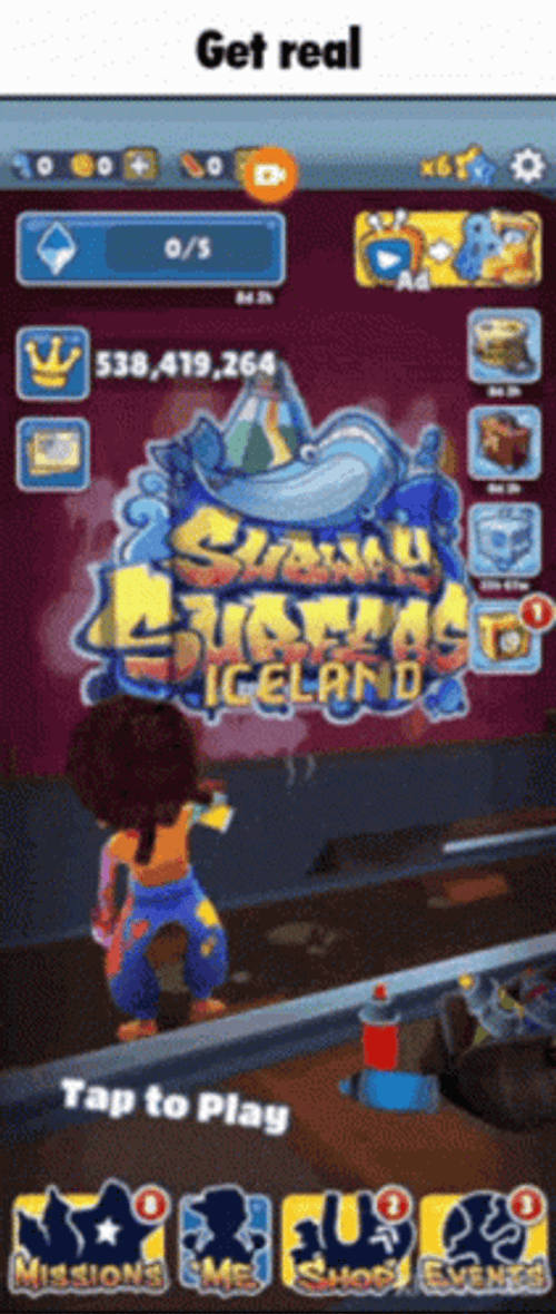 Subway Surfers Get Real GIF