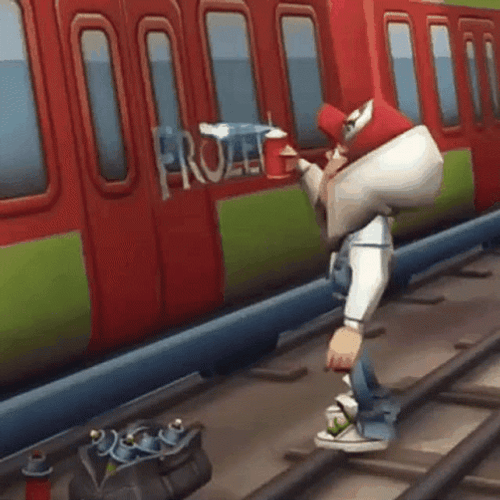 Subway Surfers Jake And Elsa GIF
