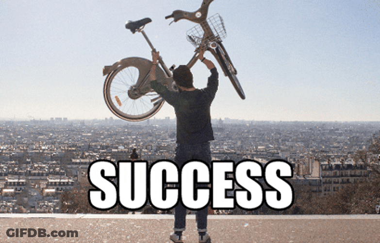 Success Bike Lifting GIF
