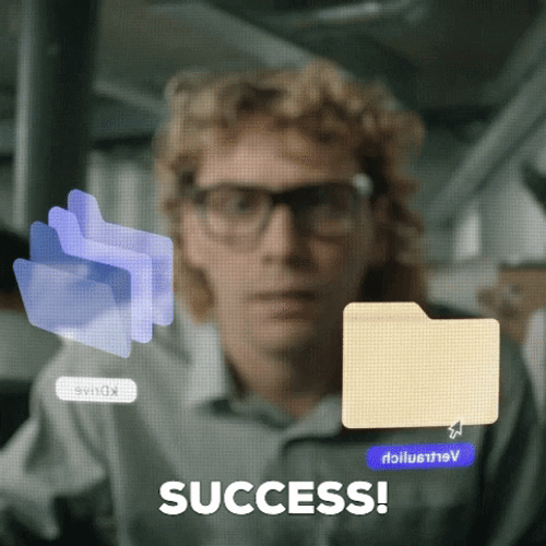 Success Computer File GIF