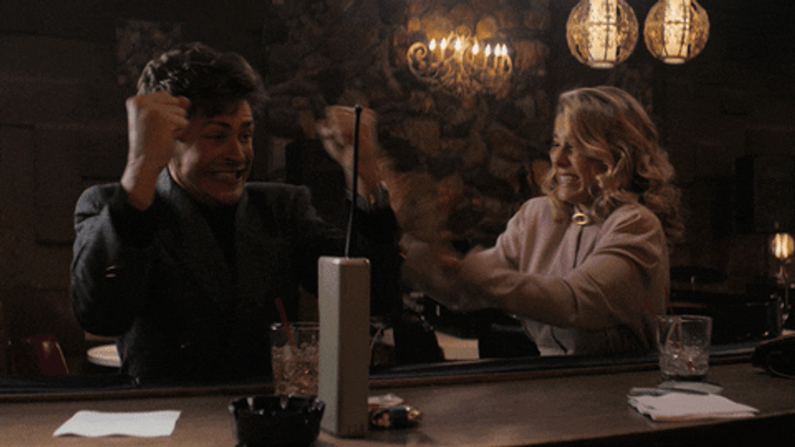 Success Excited Man Woman GIF