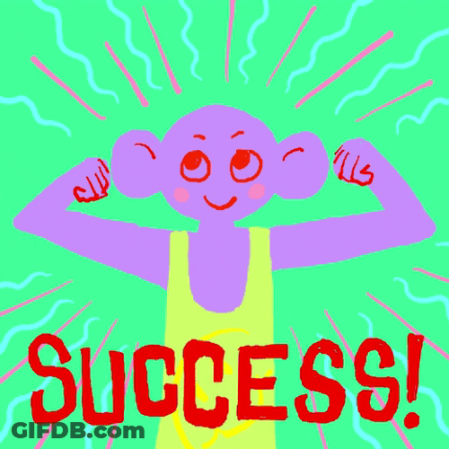 Success Strong Muscle Flex GIF