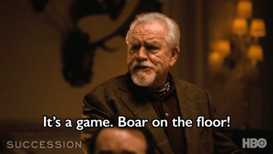 Succession Logan Roy Game GIF