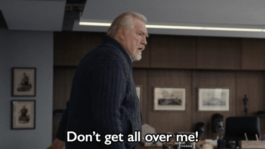 Succession Mad Logan Leave Me Alone GIF