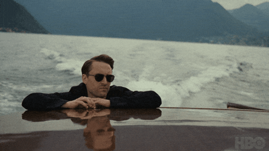 Succession Roman Chill Boat Ride GIF