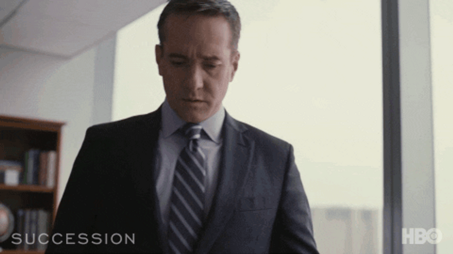 Succession Tom Confuse Face GIF