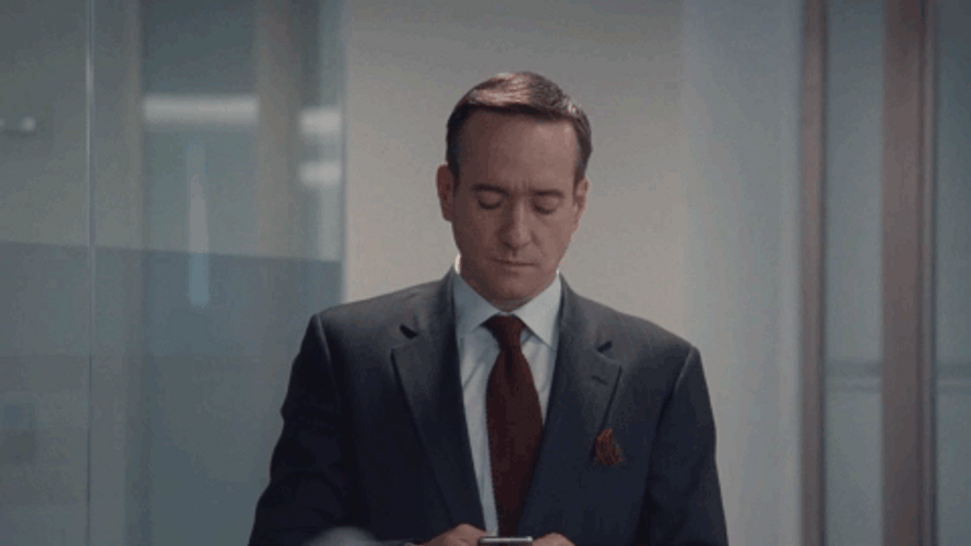 Succession Tom Fist Pump GIF