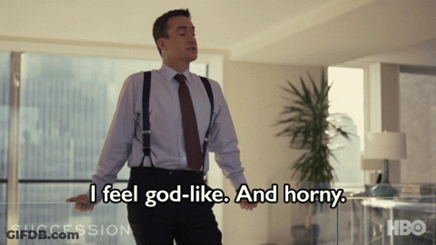 Succession Tom God-Like Horny GIF
