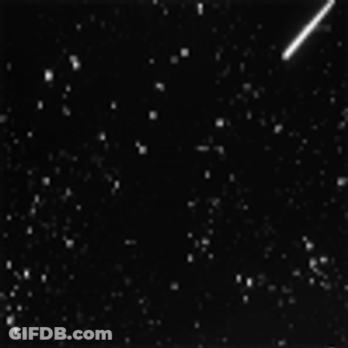 Successive Shooting Stars GIF
