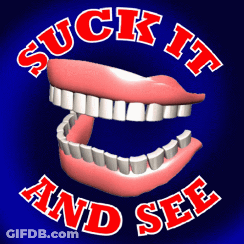 Suck It And See Teeth GIF