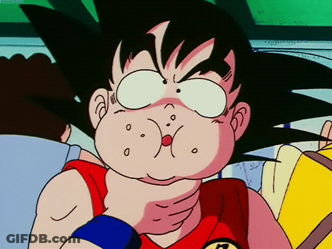 Sucked Baby Goku GIF