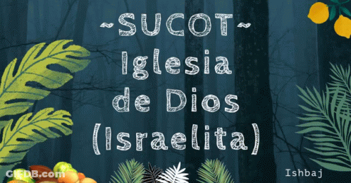 Sucot Iglesia De Dios Israelita Poster GIF