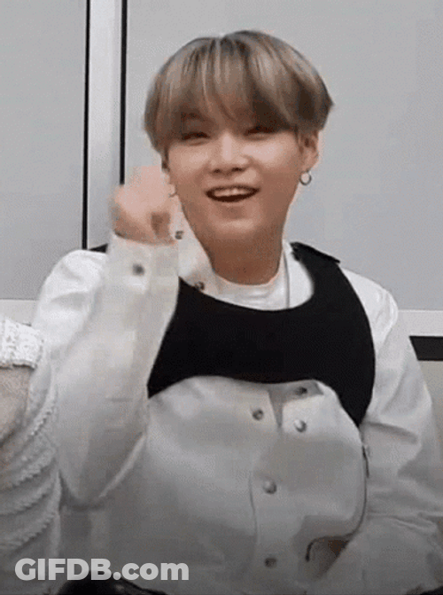Suga Approved While Smiling GIF