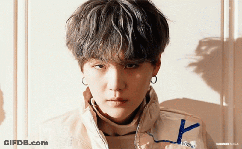 Suga Closer Look In Modeling GIF