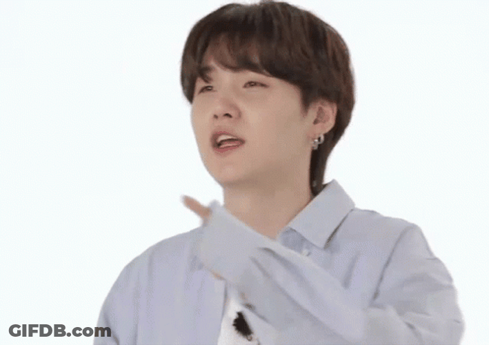 Suga Curious About The Topic GIF