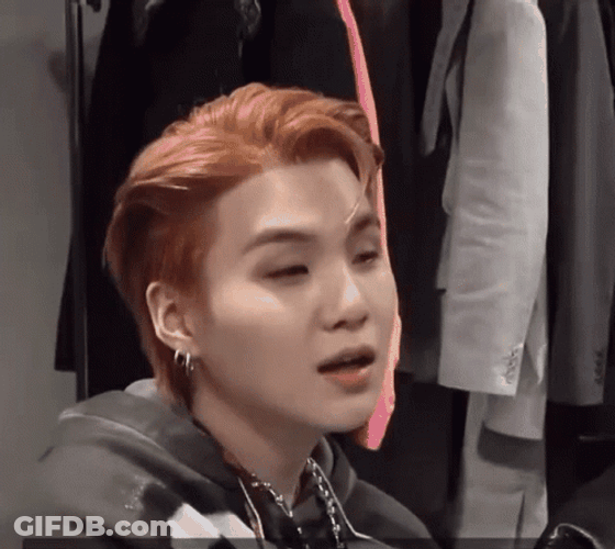 Suga Cute Smile While Smirking GIF