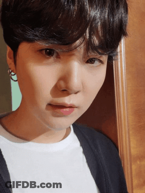 Suga Different Facial Expressions GIF