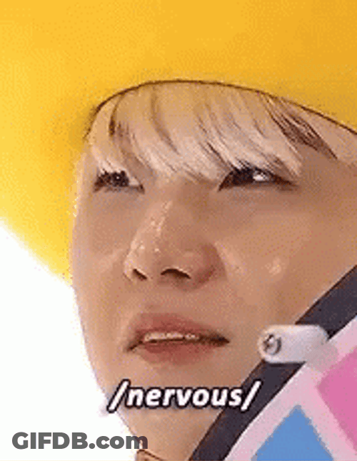 Suga Silently Nervous Meme GIF