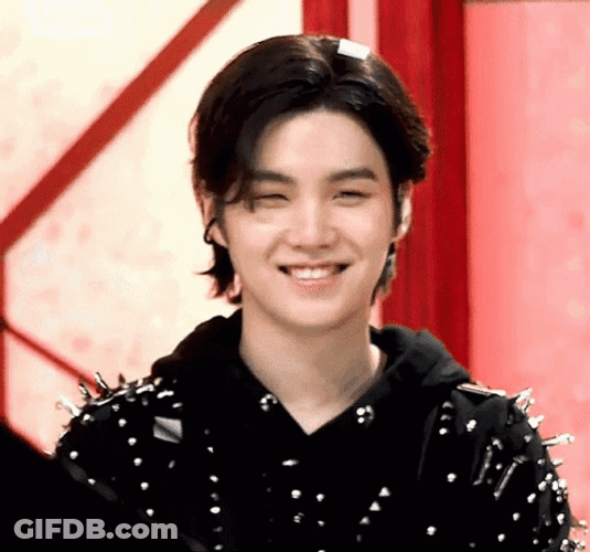 Suga Super Cute While Laughing GIF