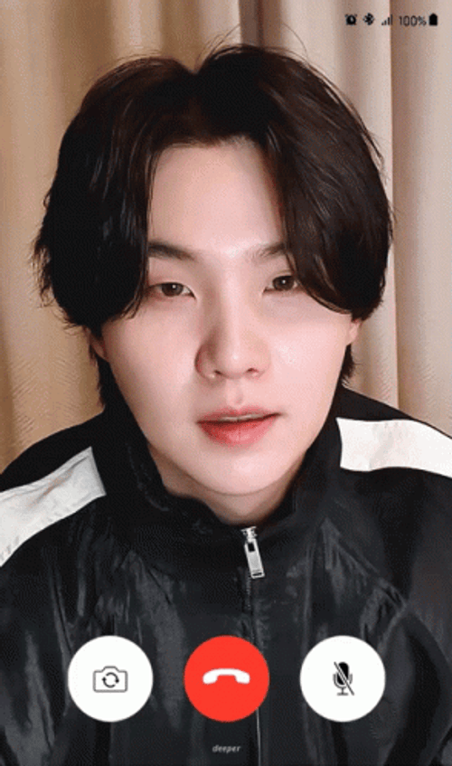 Suga Video Call GIF
