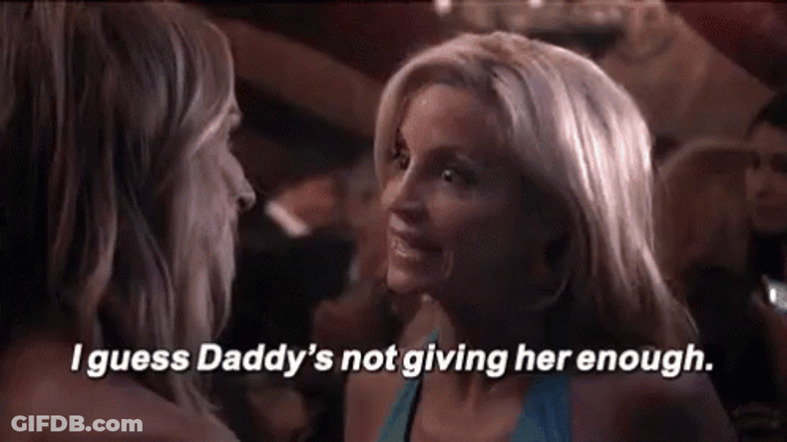 Sugar Daddy Not Giving Her Enough GIF