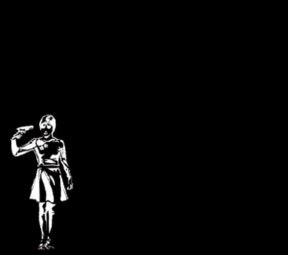 Suicide Girl Butterfly Gun GIF