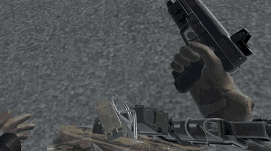 Suicide Gun VR Game GIF