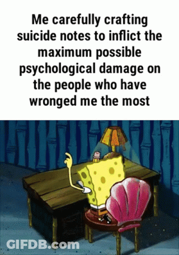 Suicide Note Mean GIF
