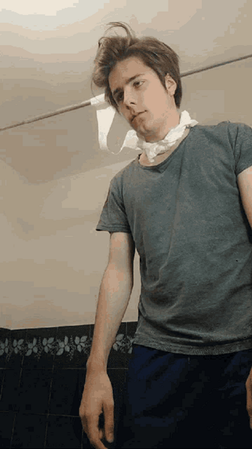 Suicide Toilet Paper Hang GIF