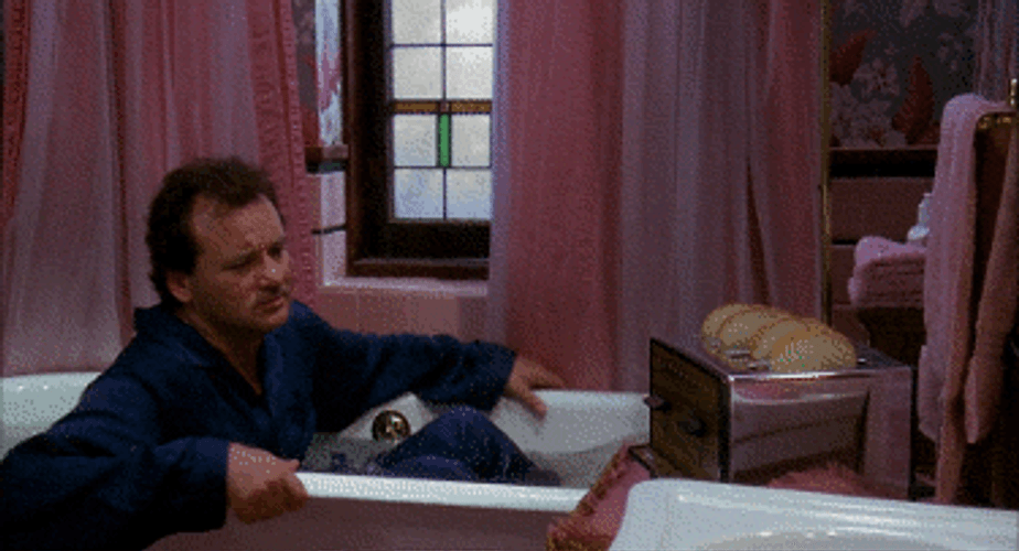 Suicide Tub Groundhog Day GIF