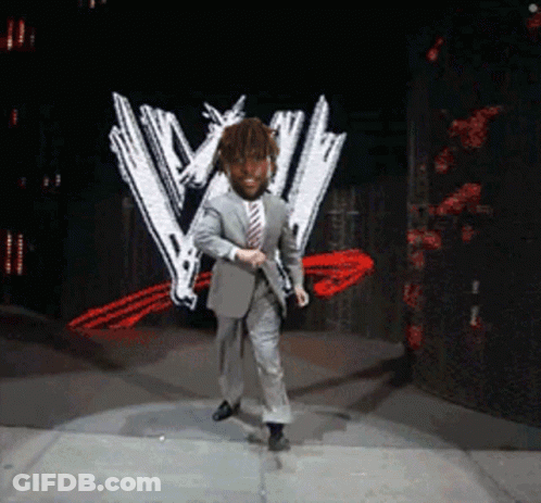 Suit And Tie Man Dancing By W Logo GIF
