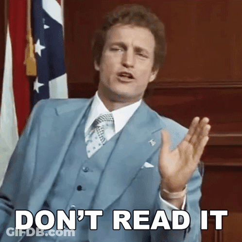 Suit And Tie Man Don't Read It American Flag GIF