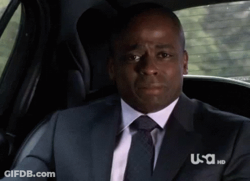 Suit And Tie Man In USA Car Backseat GIF