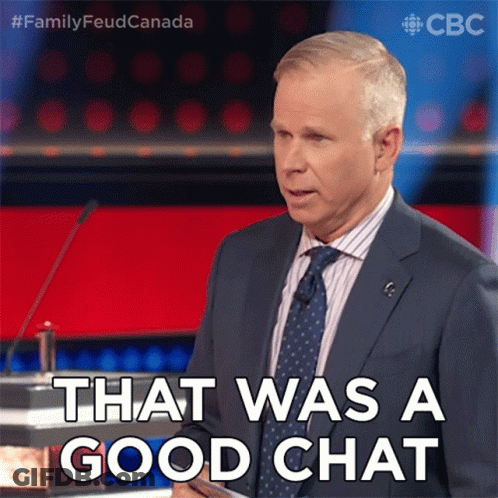 Suit-And-Tie Man Saying That Was Good Chat GIF