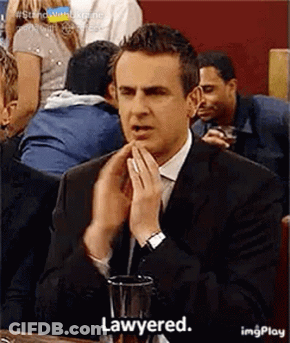 Suit-And-Tie Man With Folded Hands And Beer GIF