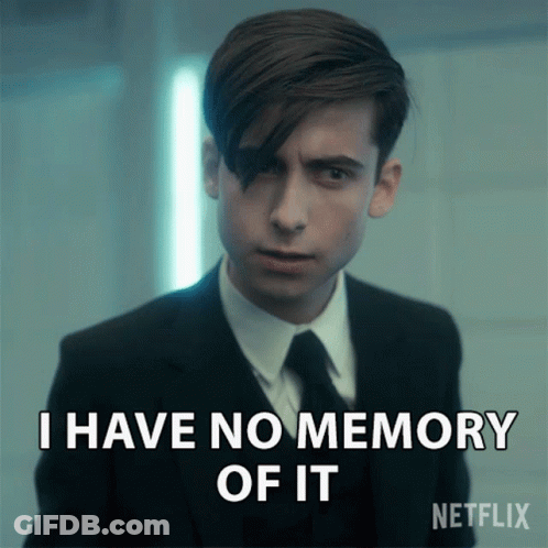 Suit Man: I Have No Memory Of It GIF