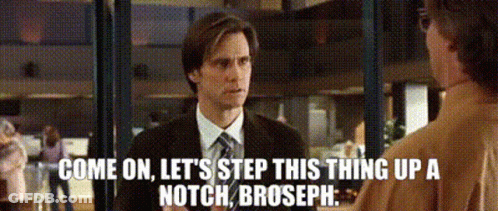 Suit Man Says Come On Let's Step Up GIF