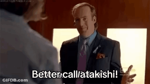 Suit Man Telling Woman Better Call A Takishi GIF