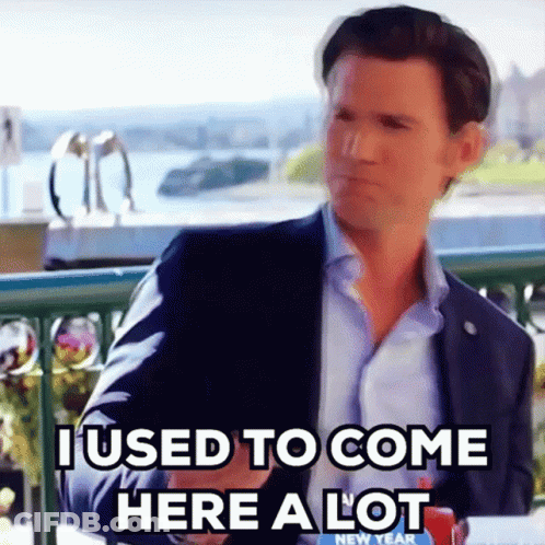 Suit Man Used To Come Here A Lot GIF