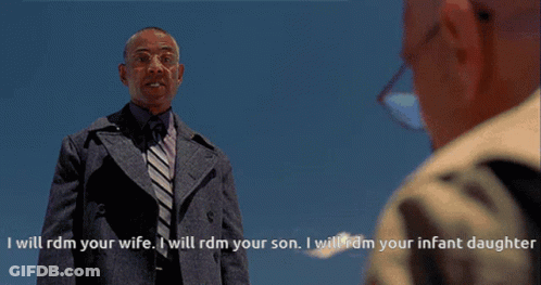 Suit Man Yelling I Will RDM Your Wife GIF