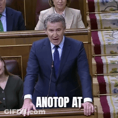 Suit Tie Man With Anotop At At Microphone GIF