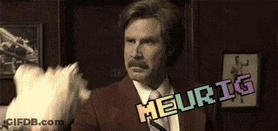 Suited Man Holding Feather Duster Saying Meurig GIF