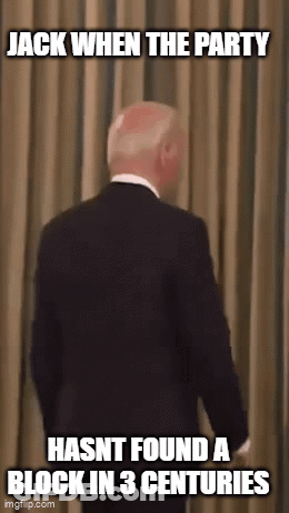 Suited Man Jack When Party Hasnt Found Block GIF