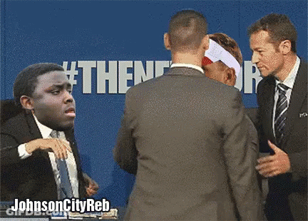 Suited Man Talks To Man By #Thenor GIF