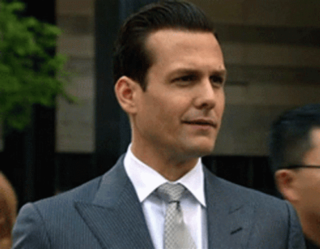 Suits Gabriel Macht Side Eye GIF