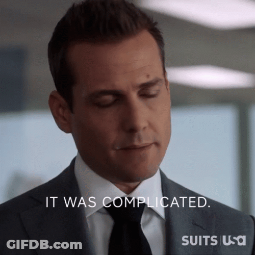 Suits Harvey Specter It Was Complicated GIF