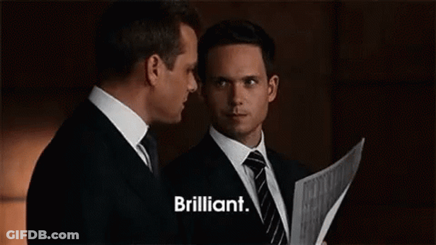 Suits Michael Ross Brilliant GIF